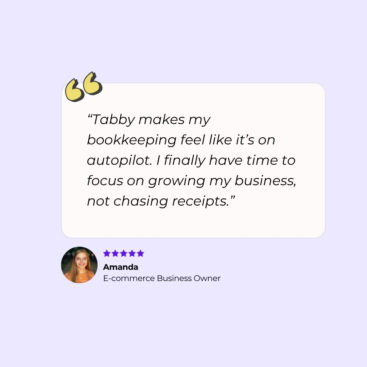 Tabby AI bookkeeping for Self-employed professionals