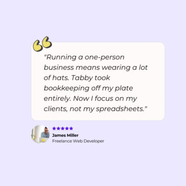 Self Employed 7 Tabby AI bookkeeping for Self-employed professionals