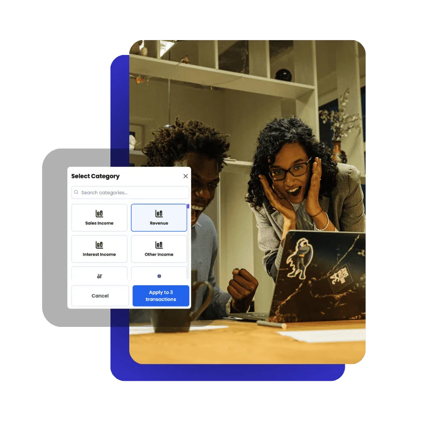 Tabby AI bookkeeping dashboard